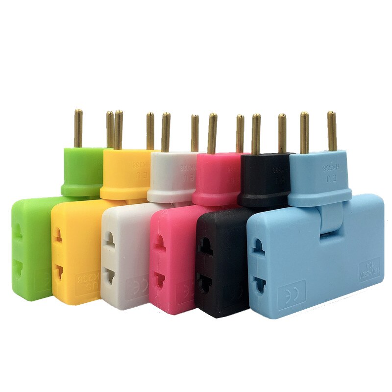 Draaien Plug Eu Converter Een In Drie 180 Graden Extension Plug Multi Plug Mini Slim Wireless Outlet Adapter Licht Handig