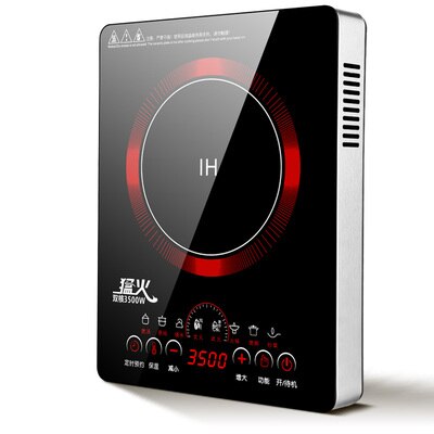 3500W High-power Induction Cooker Household Smart Touch Screen Cooking Stove Black Micro Crystal Panel 220V 2001-3000W