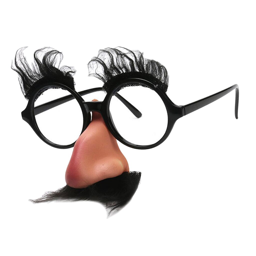 Halloween Disguise Big Nose Moustache Glasses Specs Fancy Dress Toy