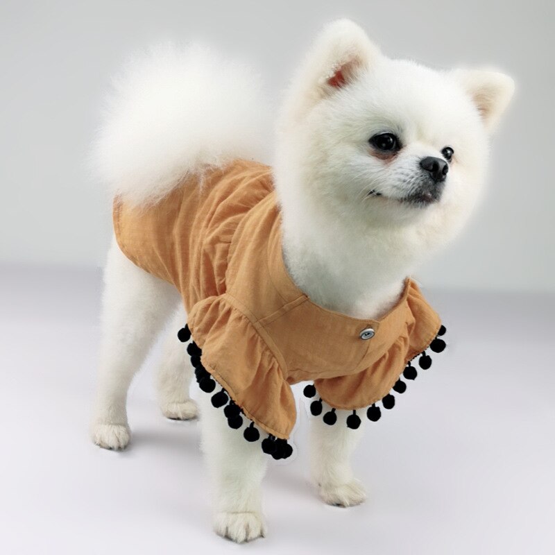 Mexicansk kappe chihuahua sommer cool t-shirt hundetøj til små hunde yorkshire hvalp mops åndbart kostume xs-xxl
