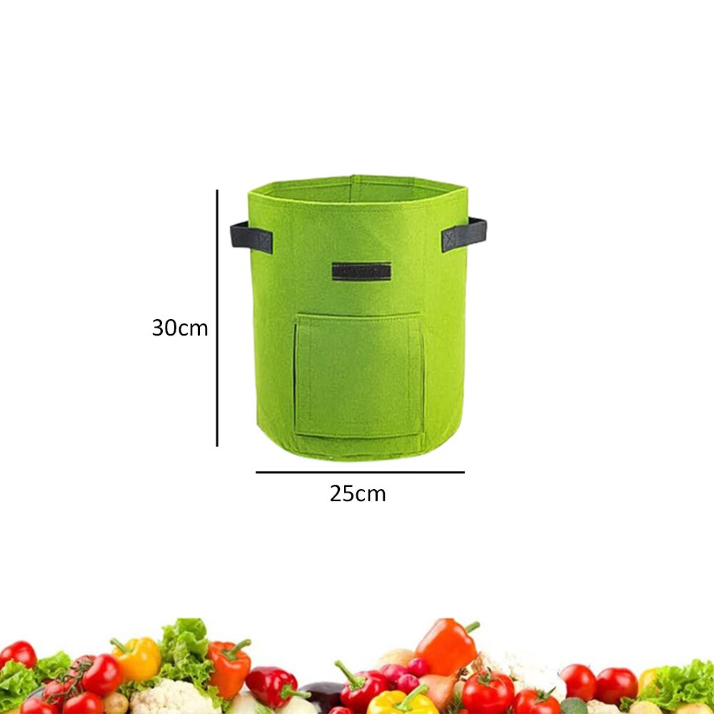 Borsa per piantare piante attrezzi da giardinaggio per la casa borsa per piantare verzura in serra in vaso di patate borsa per piante idratante: F