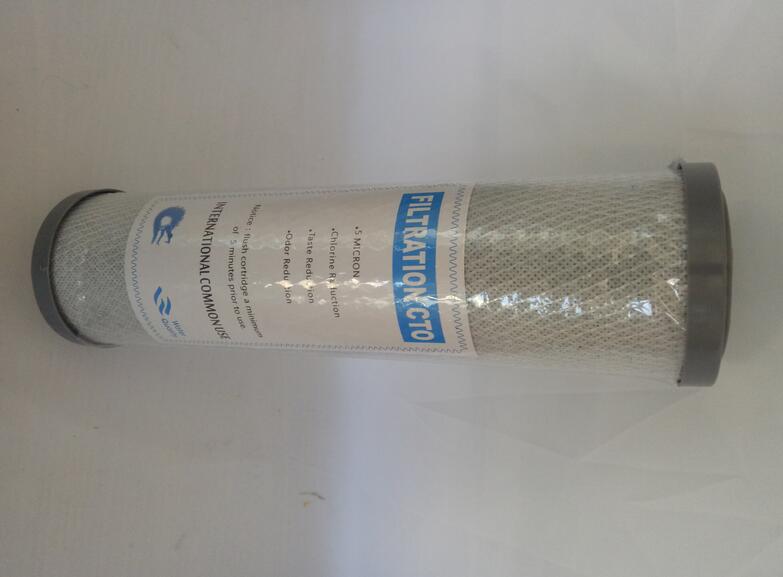 Activated Carbon 10 inch Water Filter Water Purification System Compatible Whole House RO CTO 5 Micron