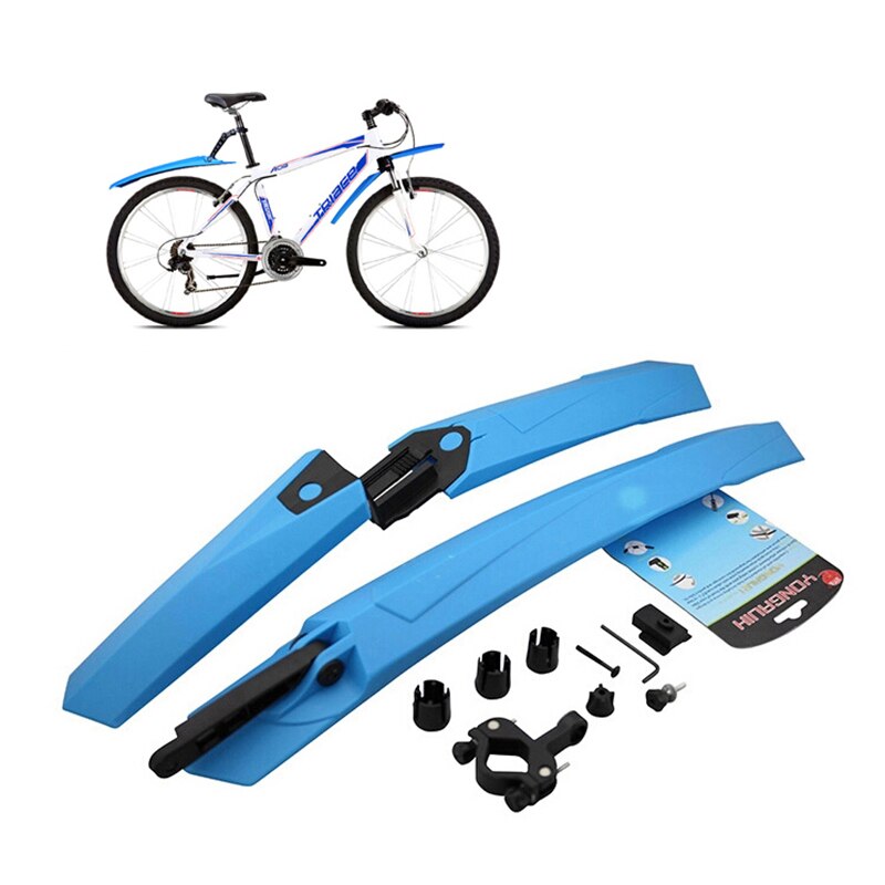 Cycling Mountain Bike Bicycle Front Mudguard + Rear Fender Mud Guard Set MTB Black Green Blue Red White Orange