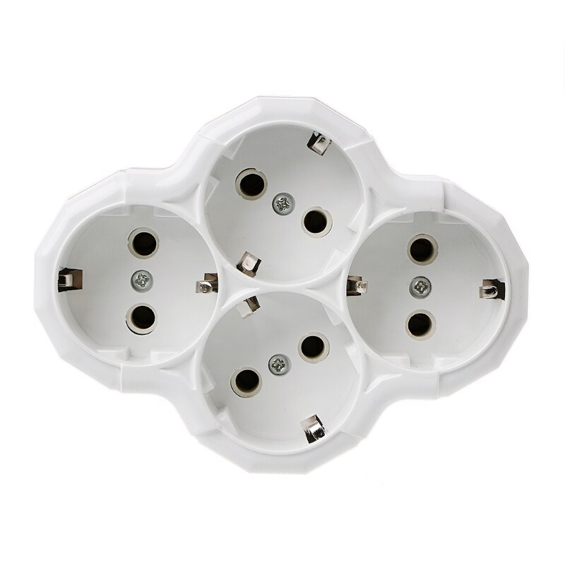 1pc 250V 16A European Standard Conversion Socket Romanian Spain France Conversion Adaptor Socket