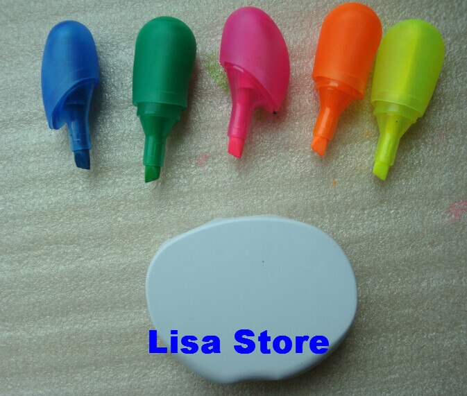 Creatieve Hand Vinger Vorm Plastic Markeerstift Kawaii Vinger Star Marker Pennen Voor School Kids Student Briefpapier