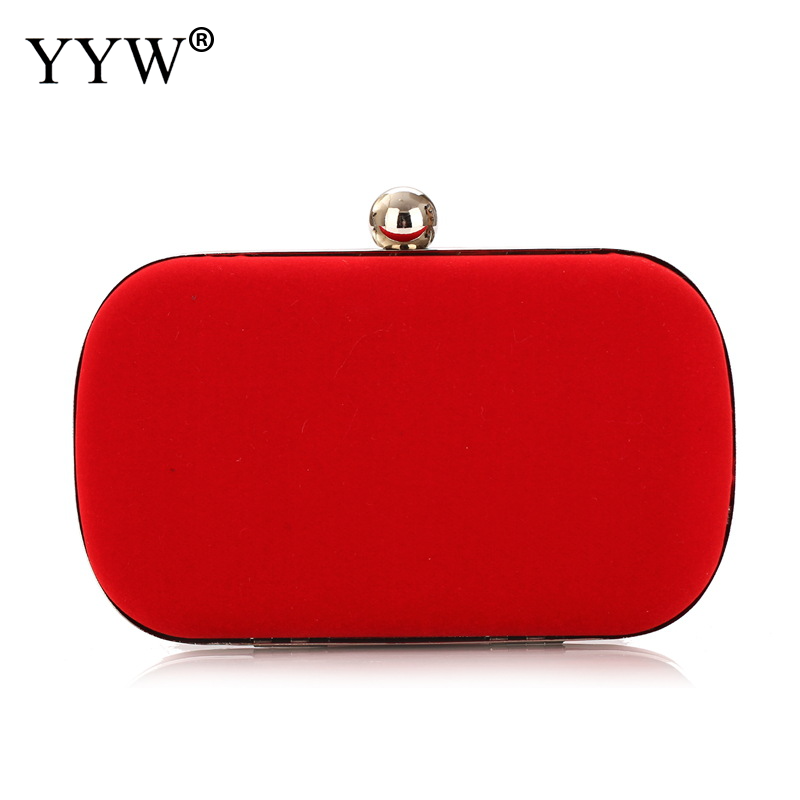 Red Women Clutch Evening Bag Purse With Detachable Chain Handbag Wedding Cocktail Party Velvet Clutches Prom Wedding Shoulder