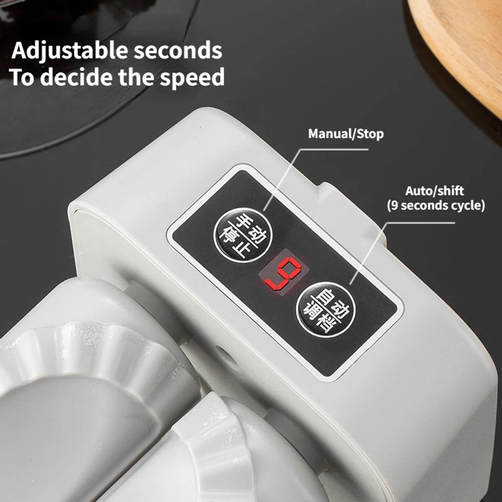 Máquina eléctrica automática para hacer dumplings, molde para dumplings, prensado de piel para dumplings, Empanadas eléctricas, raviolis, accesorios de cocina