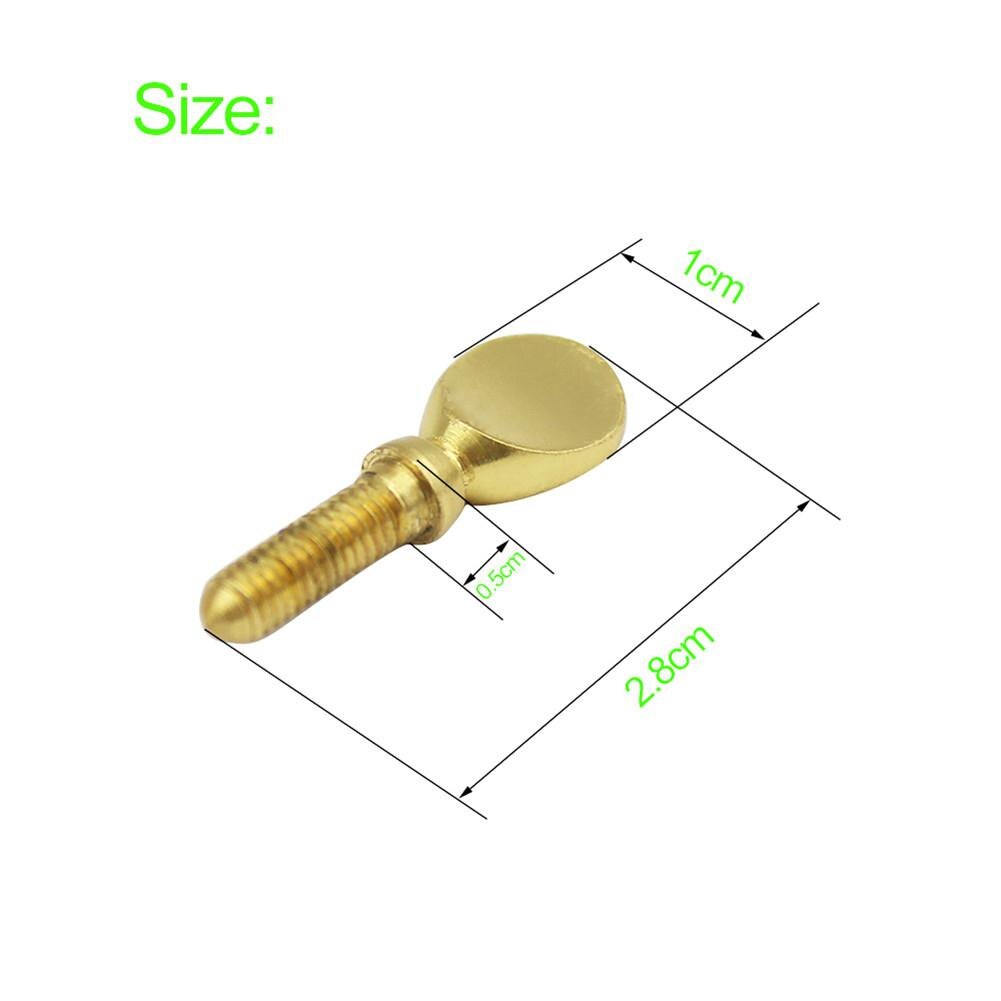 Ouro saxofone pescoço parafuso sax boca peça braçadeira parafuso de fixação plana parafuso instrumentos parte saxofone acessórios