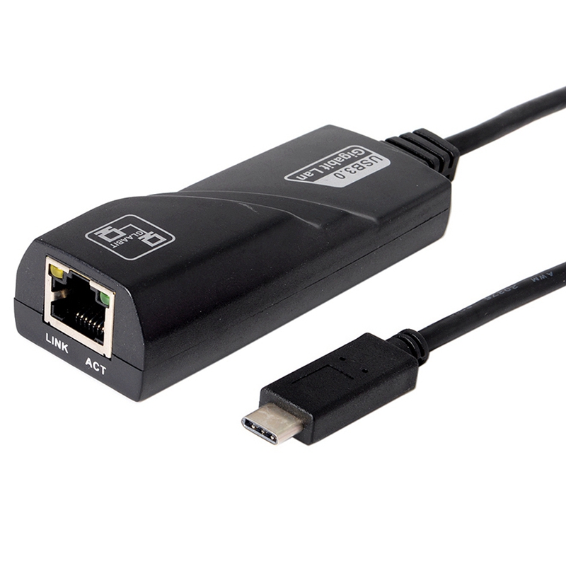 Uc-064 Usb 3.0 5 Gbps Typ-C Zu 1000Mbps Gigabit Ethernet Netzwerk Lan Adapter für Rj45 Ipv6 ieee 802.3Az