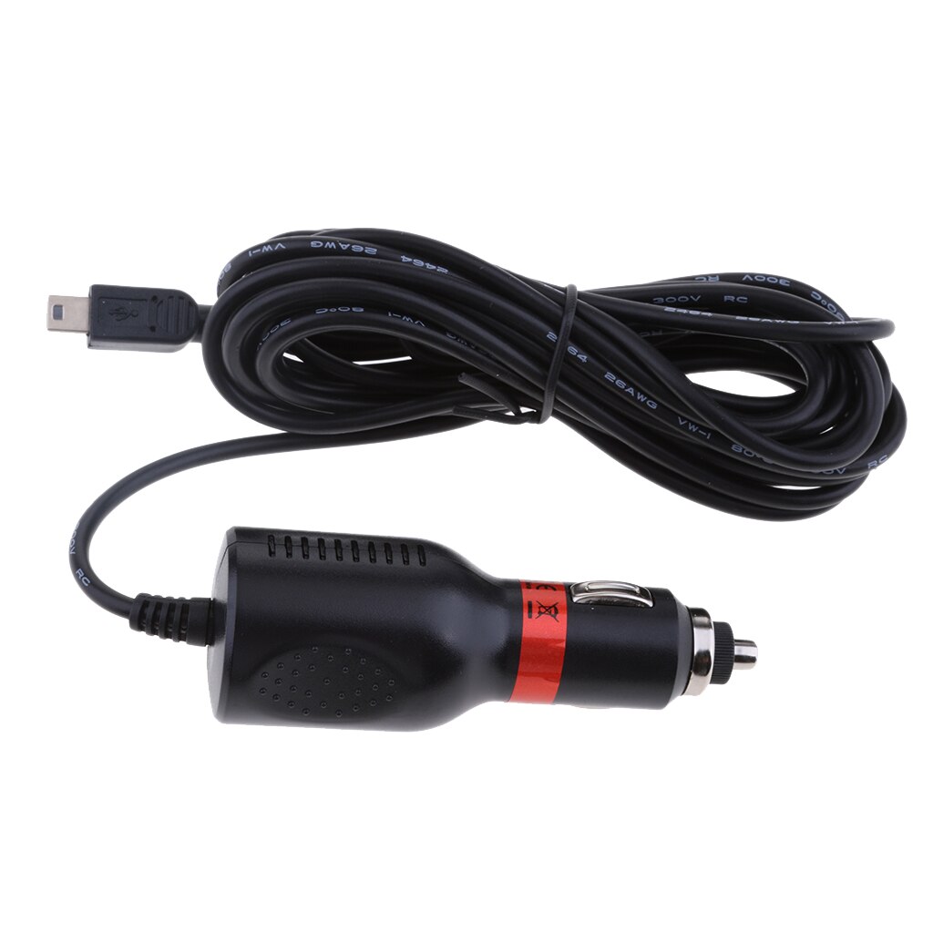 Premium Vehicle USB Adapter 8-36V to 5V Mini USB Cable GPS DVR Charging fit Cars Trucks Accessories