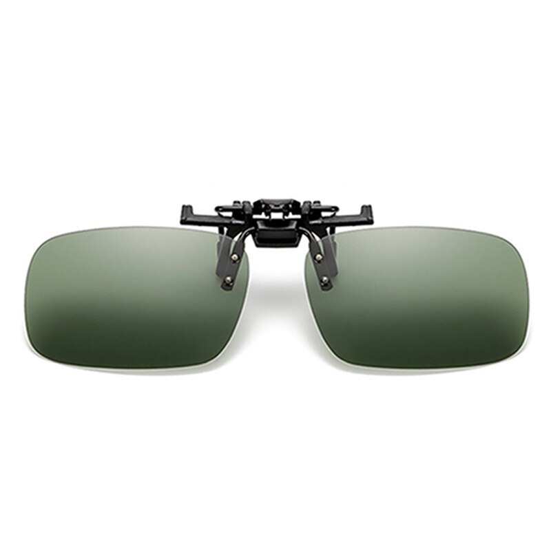 13CM Polarized Sunglasses Clip Driving Night Vision Lens Sun Glasses Male Anti-UVA UVB For Men Women Driver Goggles: GR