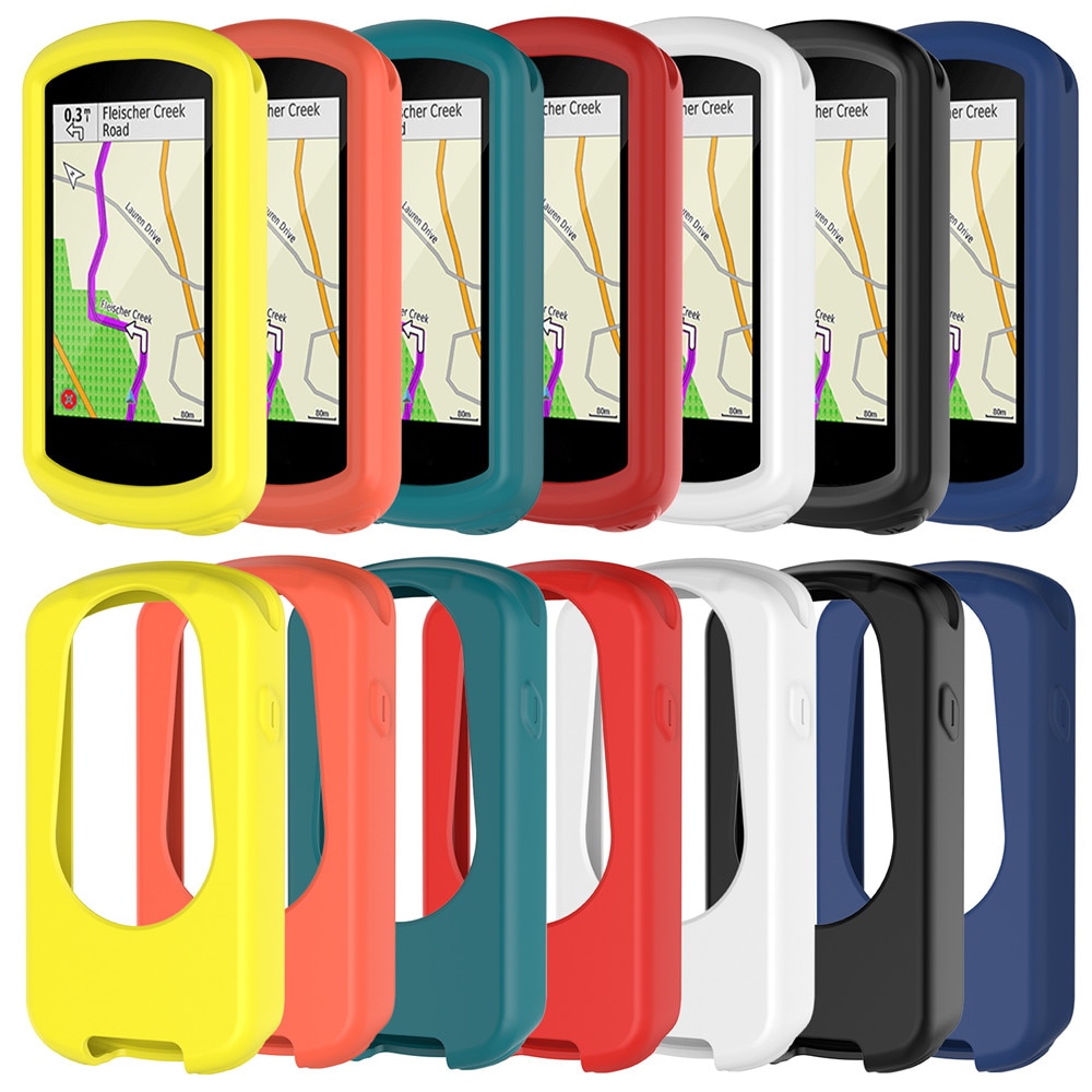 Eieuuk Zachte Siliconen Beschermhoes Shell Sleeve Shockproof Screen Cover Protector Pouch Voor Garmin Edge 1030 Navigatie Apparaat