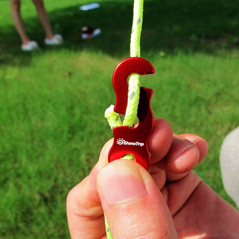 Shinetrip 20 stück zelt-windseilschnallen windseilstopper markise wigwam einstellschnallen outdoor-campingausrüstung 2 größen
