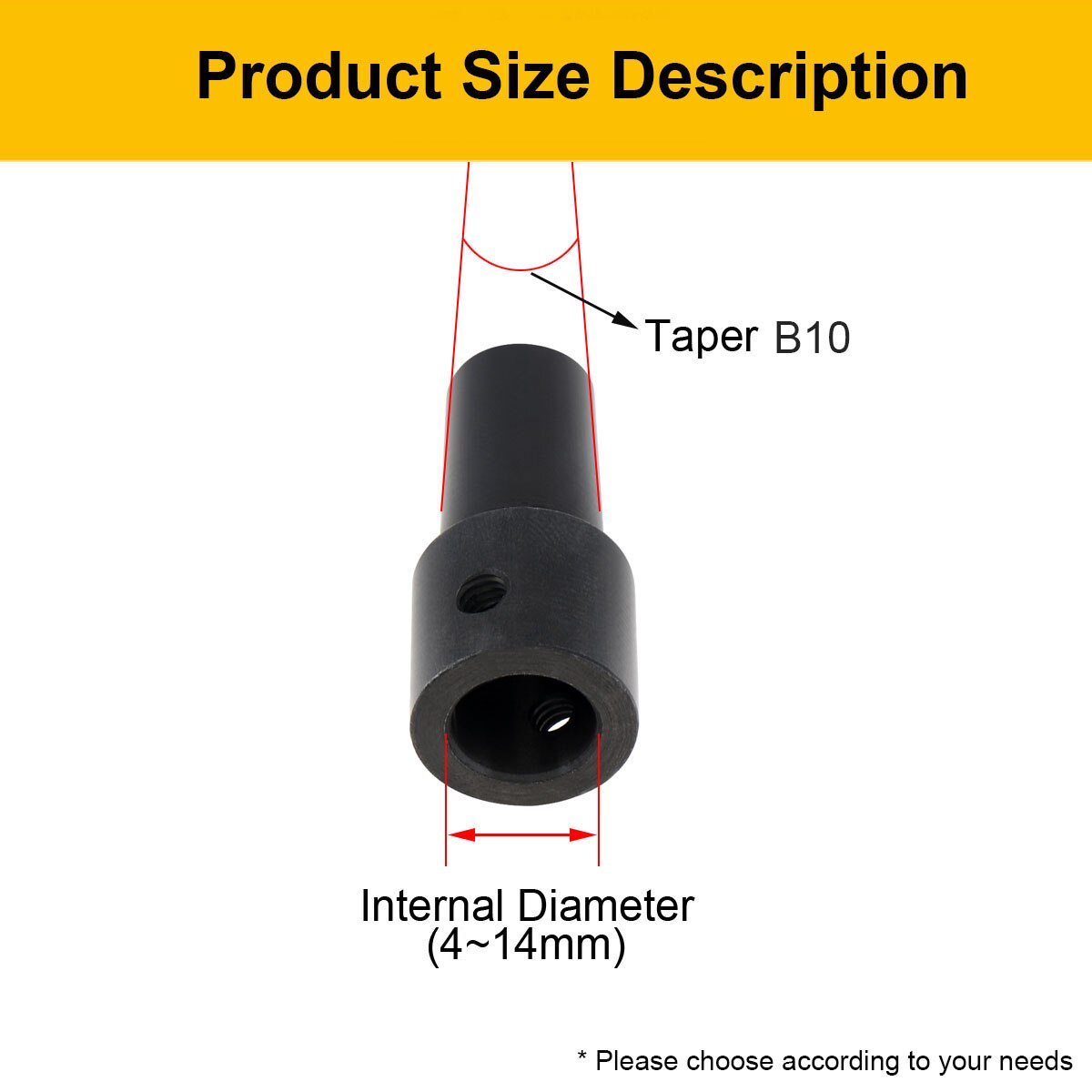B10 0.6-6mm Drill Bit Clamp + B10 Drill Chuck Connecting Rod Sleeve Taper Coupling 4mm/5mm/6mm/8mm Kit Hand Electric Drill Tool