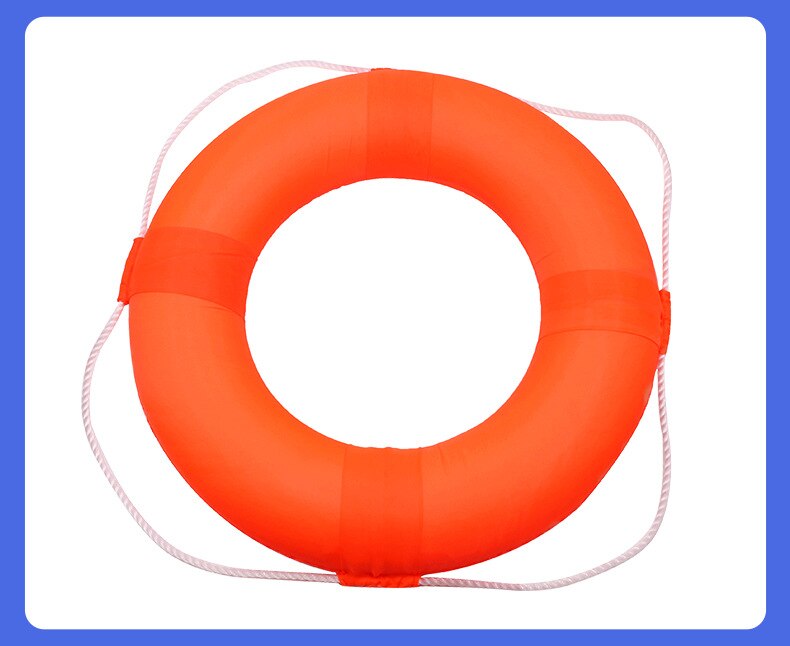 Life Buoy Adult Water Rescue Marine Solid Foam Life Buoy Ring Anti Drowning Boya Salvavidas Boat Accessories DK50LB: Small style C