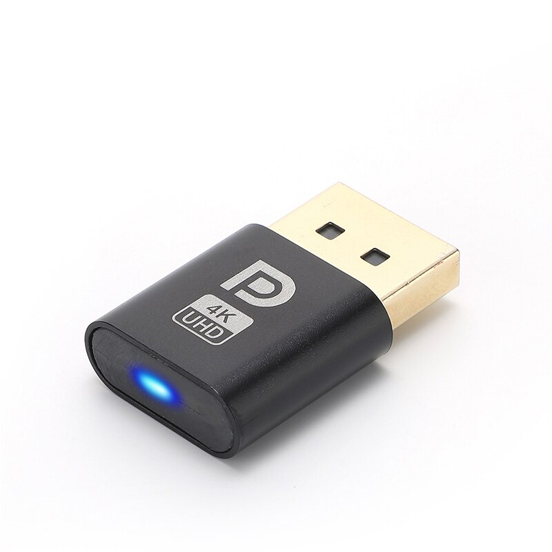 4K Displayport Dummy Plug DP Virtual Display Adapter EDID Headless Ghost Emulator Desktop Accessories for PC Graphics Video Card: Default Title