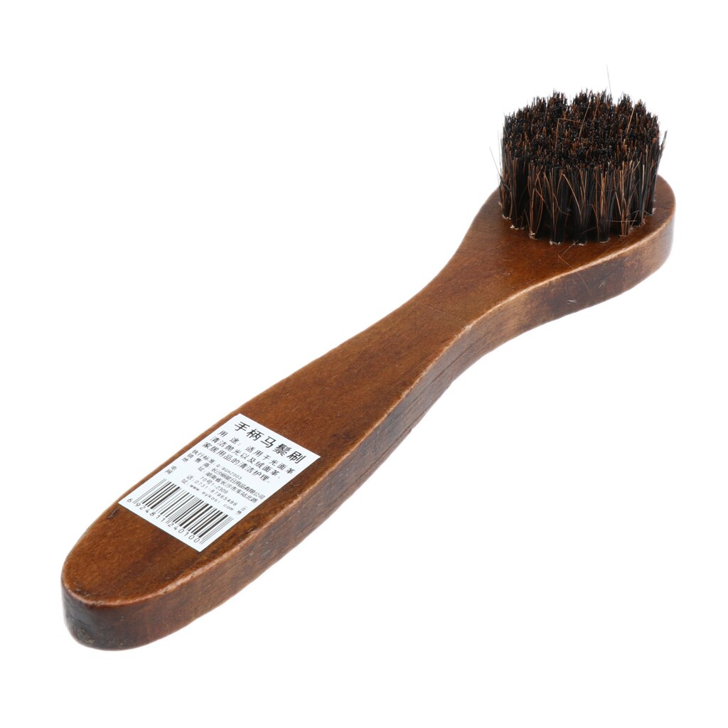 Shoe Boot Cleaning Brush Cleaner Polishing Brushes with Wooden Handle
