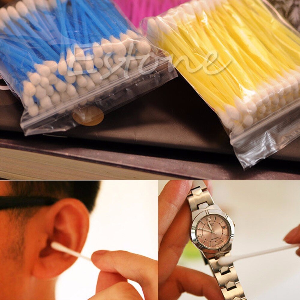 100 pièces coton-tige coton-tige écouteurs