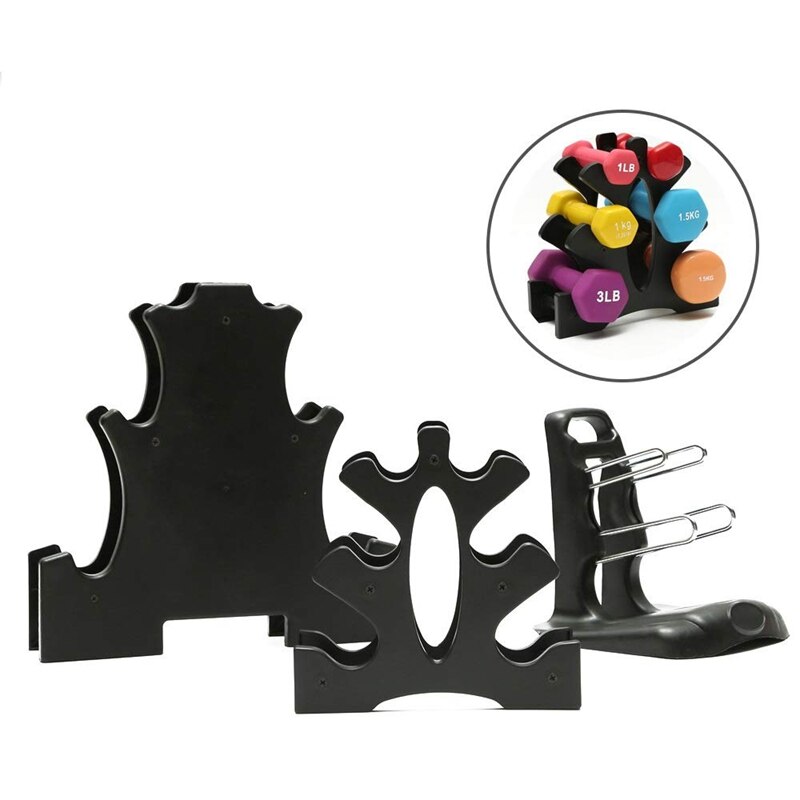 Gym håndvægt rack håndvægte rack fitness vægt husholdning opbevaring fast kombination håndvægt holder gym sport øvelse accessori