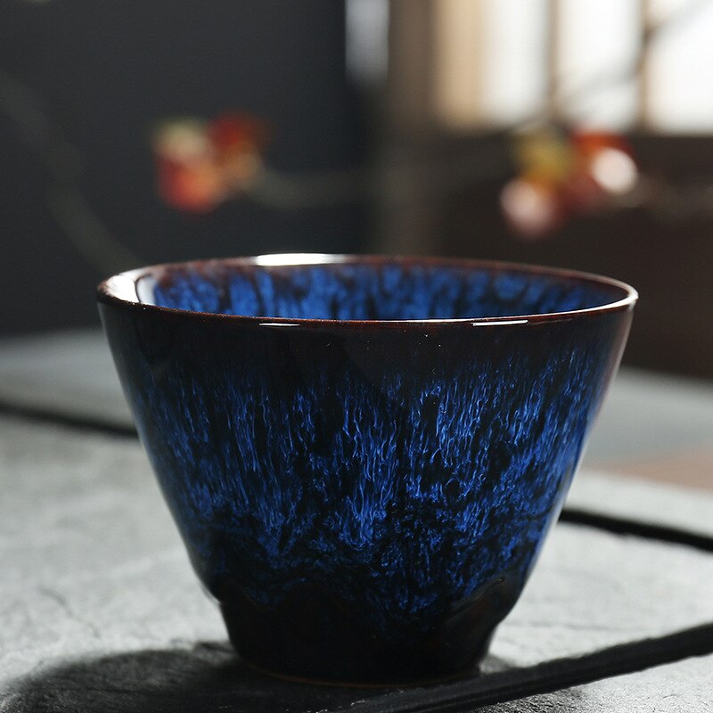 JIA-GUI LUO 120ML cerámica China taza de té Kiln cambiar taza de té de cerámica casera creativa taza de té I060: 3
