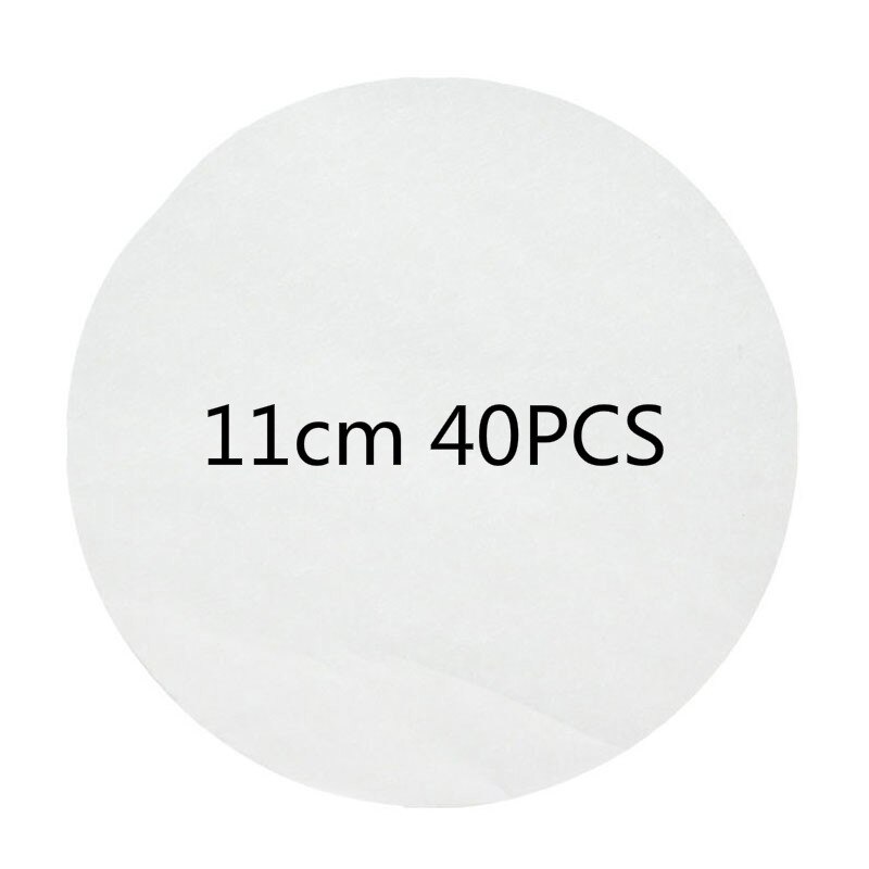 Reusable Non Stick Baking Paper Oil Paper for Burger Press Pizza BBQ Patty Maker Cookie Oven Baking Mat Kitchen Accessories: 11cm 40PCS