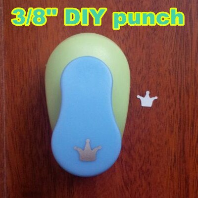 8 Mm Moeite Besparen Diy Dunne Eva Foam Puncher Papier Card Cutter Scrapbooking Mini Kleine Gat Craft Punch Cirkel Beer vorm: crown