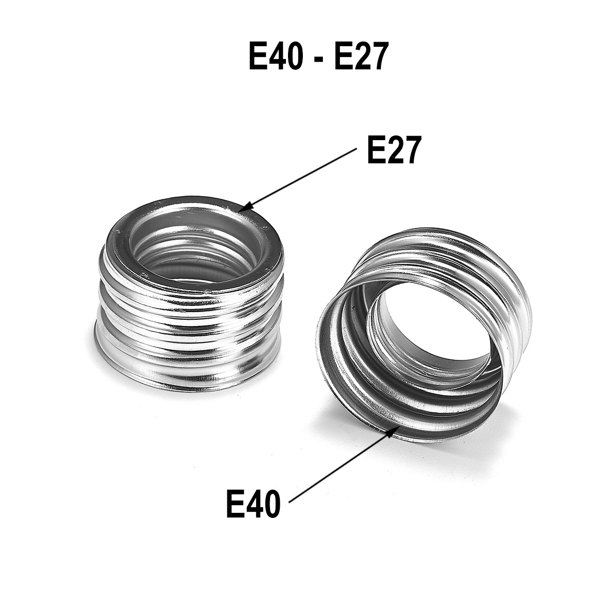 E14 E27 Lamp Holder E27 Bulb Base Adapter E14 Cartridge With Mount LED Light Round Lamp Screw Cap Fitting E26 E27 Socket: Orange