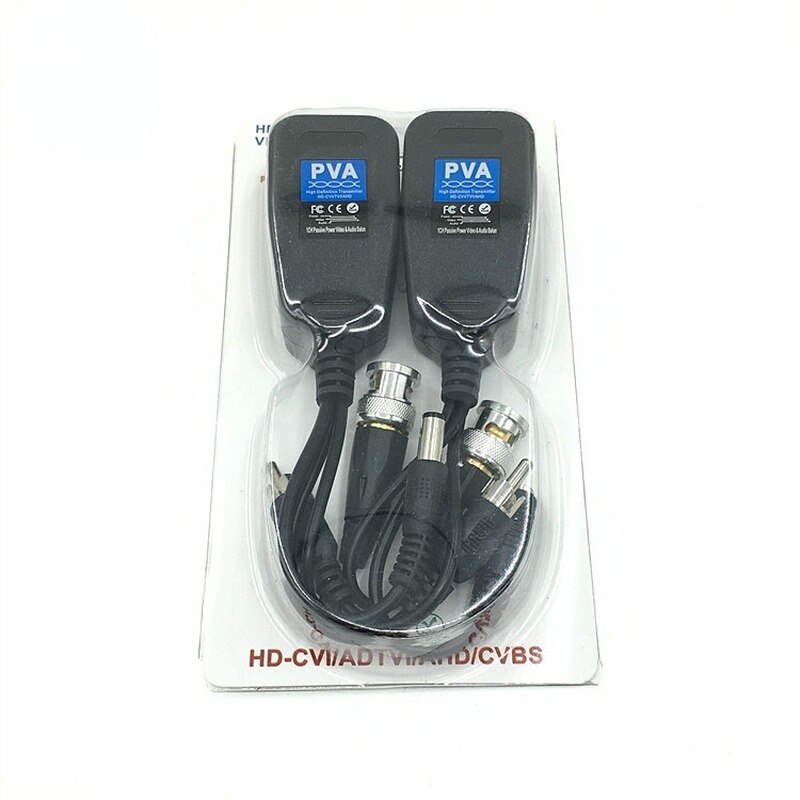 Free Ship CCTV Video Hd 3in1 8MP Balun Connector Balun Transceiver Rj45 Balun for Cctv Security Surveillance Video Balun