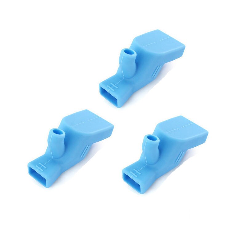 Prolunga per rubinetto in silicone per bambini dispositivo di lavaggio aldulta 2 funzioni bagno lavello da cucina rubinetto guida estensori per rubinetto: 3pezzi blu