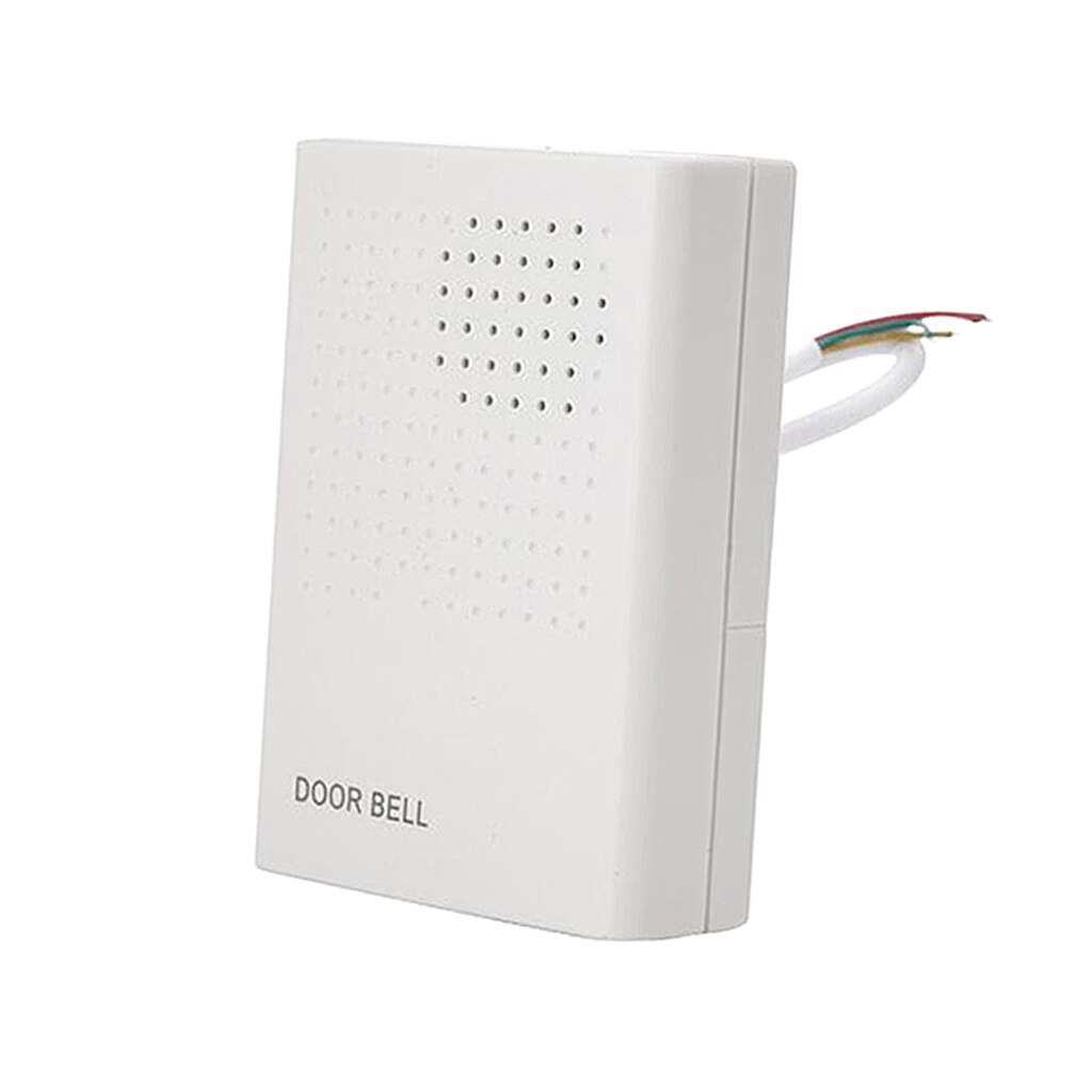 12V Wired Fire-resistant Flame-retardant Shell Doorbell Chime For Office Home Security Access Control System Wired Door Bell