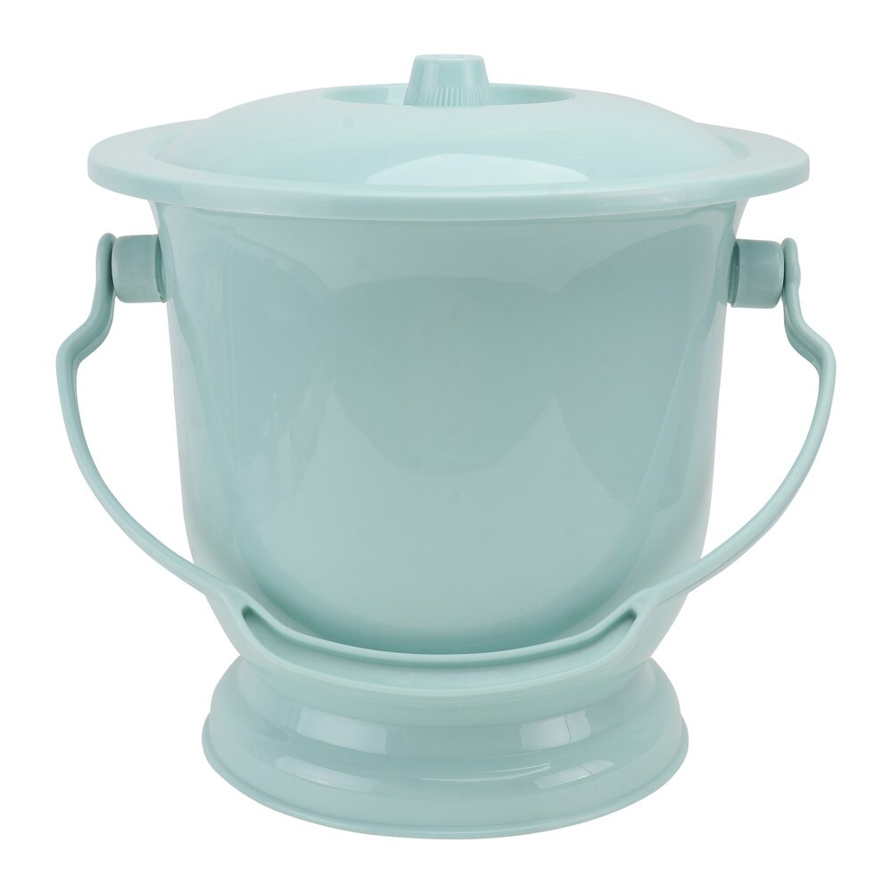 1PC Household Chamber Pot Handheld Thickened Spittoon with Lid Portable Urine Poop Pot Children Potty Training Seat Bathroom