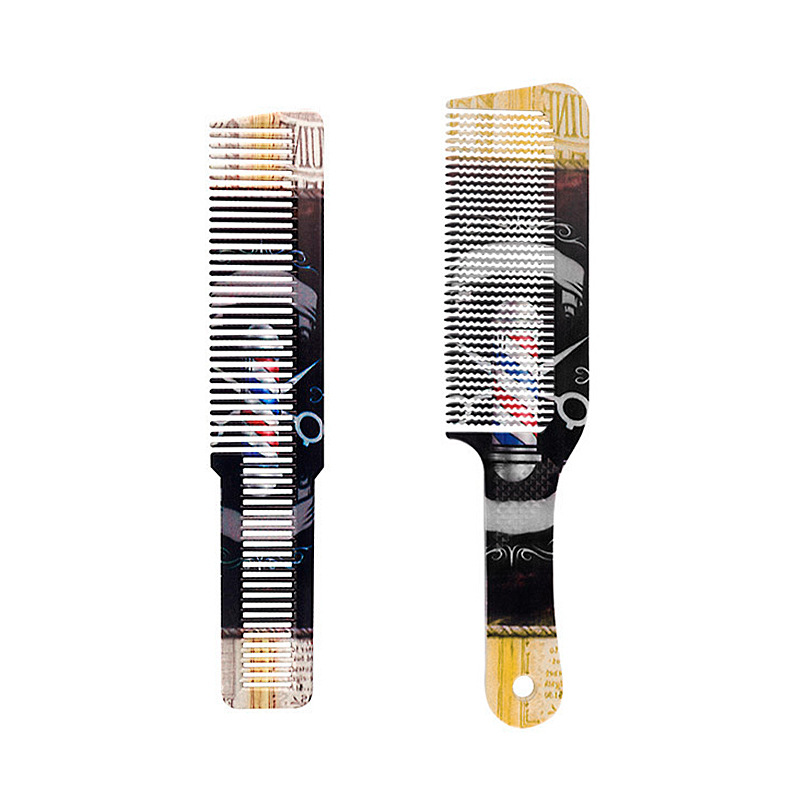 Peine plano para cortar el pelo, barberos de peluquería, cepillo para el pelo, juego de peine para corte de pelo, accesorios de peluquería