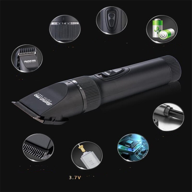 Electric Man Beard Trimmer Shaver Precision 0.8mm Haircut Machine Men Body Grooming Hair Removal Moustache Clipper