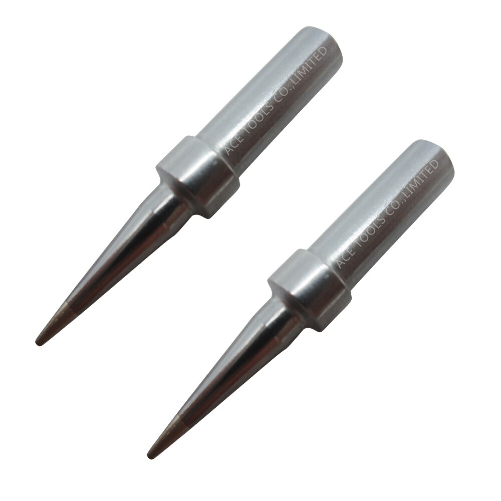 Punta de soldadura ETU biselada, 0,4mm, compatible con WELLER WES51 WES50 WESD51 WE1010NA WE1010EU PES51 PES50 LR21 LR20, broca de soldadura de lápiz de hierro