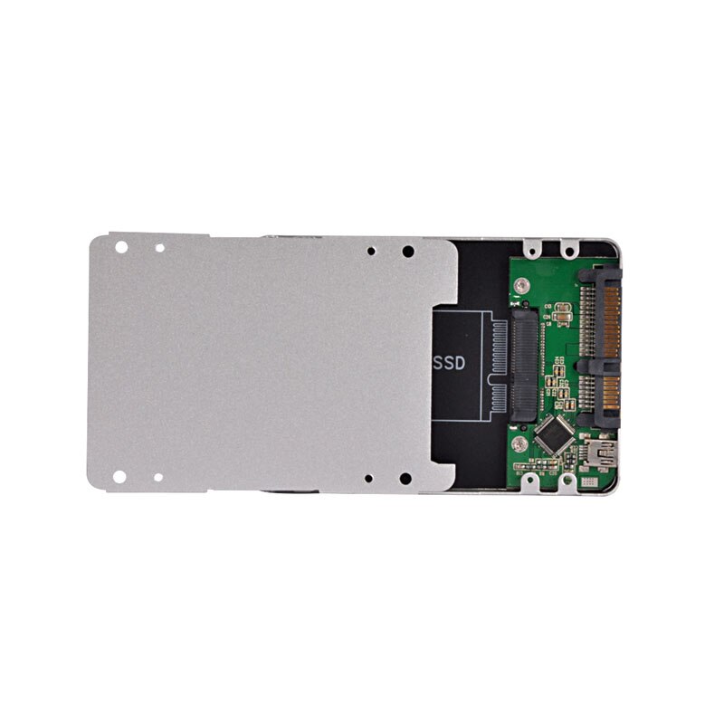 SSD Caddy Mini USB 2.0 To Mini SATA Case 2.5 Inch SATA To Mini SATA SSD Hard Disk Drive External SSD Enclosure