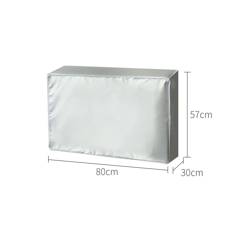 Capot de climatiseur couvercle étanche extérieur extérieur condensateur stockage à domicile anti-poussière crème solaire charge frontale sèche-linge couvre: vert clair
