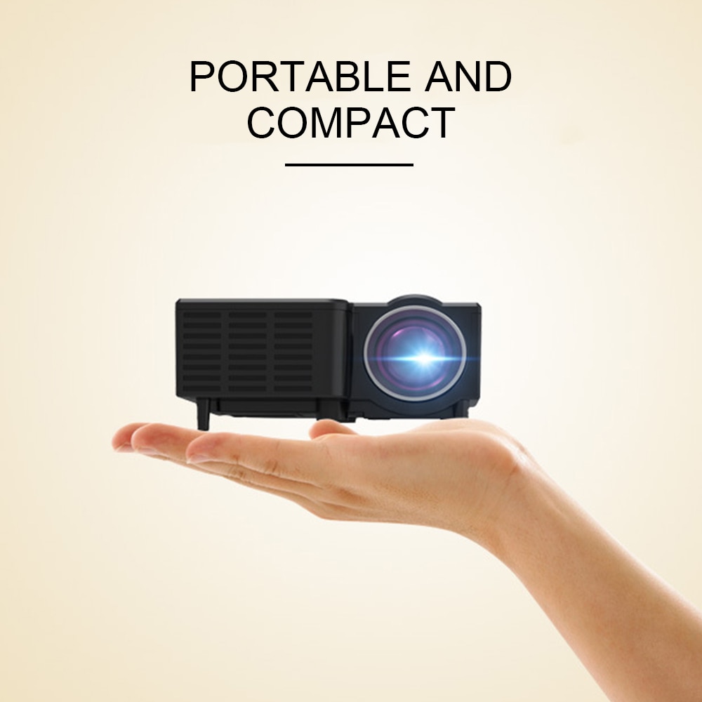 Unic UC28CB 1080P Draagbare Led Projector Cinema Theater Mini Projector Usb/Sd/Av Input Mini Entertainment projector Familie