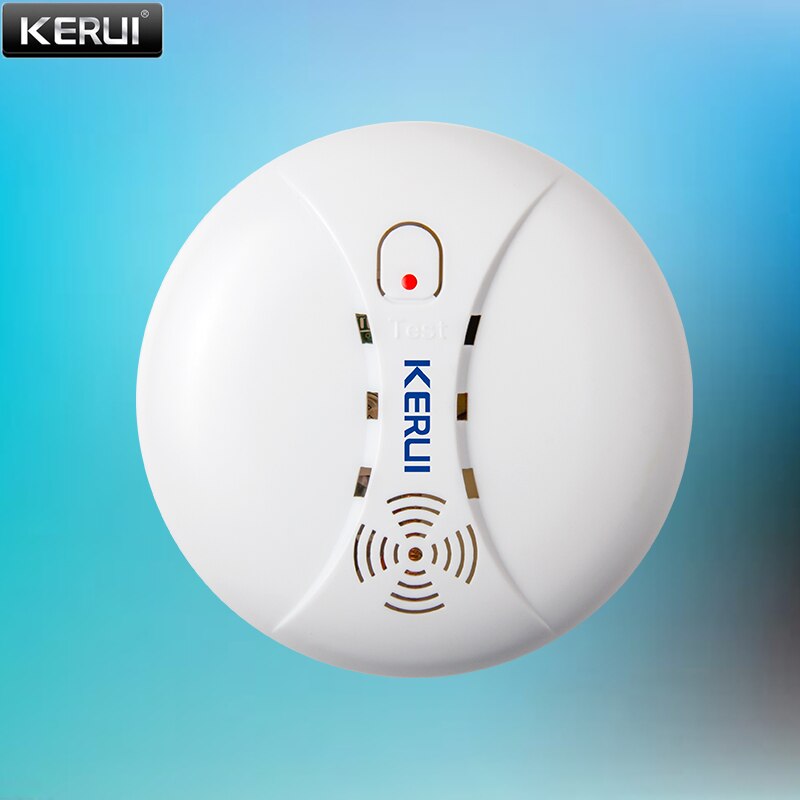 KERUI Home Security K52 WIFI GSM Alarm Systems 4.3 Inch TFT Color Display Wireless Burglar Smart Alarm System PIR Motion Sensor: 04 smoke sensor