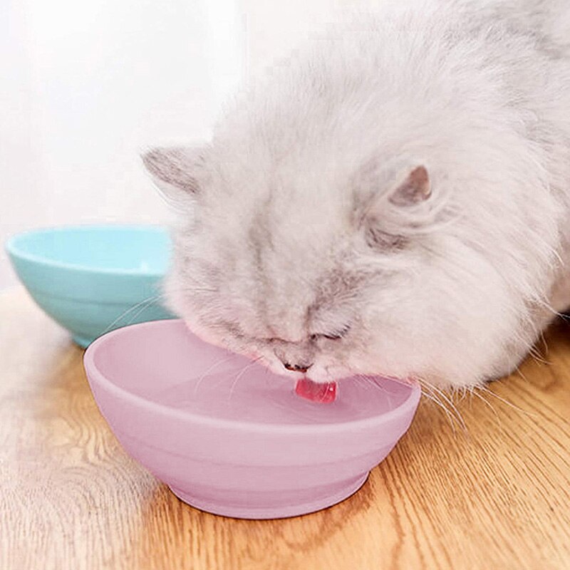 Multifunctionele snoepkleurige plastic voerbak voor huisdieren, voerbak voor puppy's, voerbak voor katten en honden, voerbak voor huisdieren
