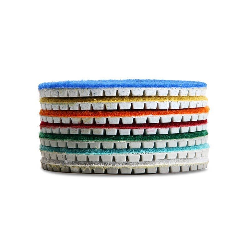11Pcs Diamantslijperij Pad Nat/Droog Voor Graniet Stone Beton Marmer Polijsten Betonnen Vloer Polijsten Gebruik Slijpschijven set