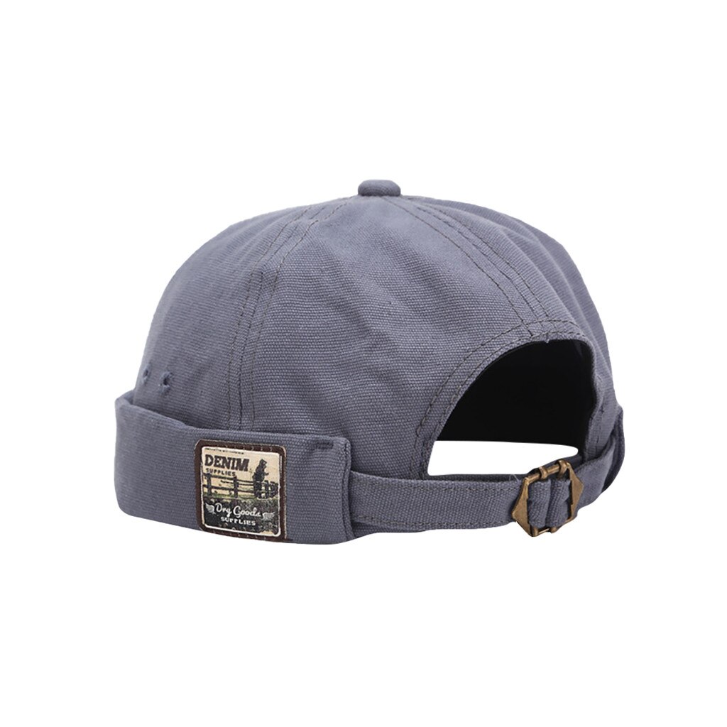 Vouw Skullcap Retro Mannen Sailor Cap Vrouwen Warm Rolde Manchet Emmer Cap Brimless Hoed Verstelbare Muts Motorkap Mutsen