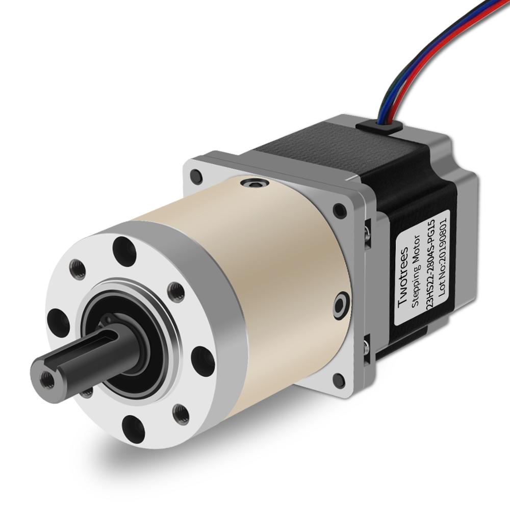 Nema23 stepper motor gear ratio 15:1 Planetary Gearbox Nema 23 Stepper Motor 2.8A for DIY CNC Mill Lathe Router