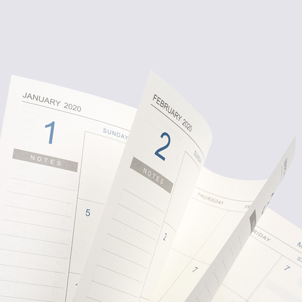 48 Sheets A5 Notebook To Do List Planner School Office Supply Student Stationery Diary Journal Planner Notepad Calendar For