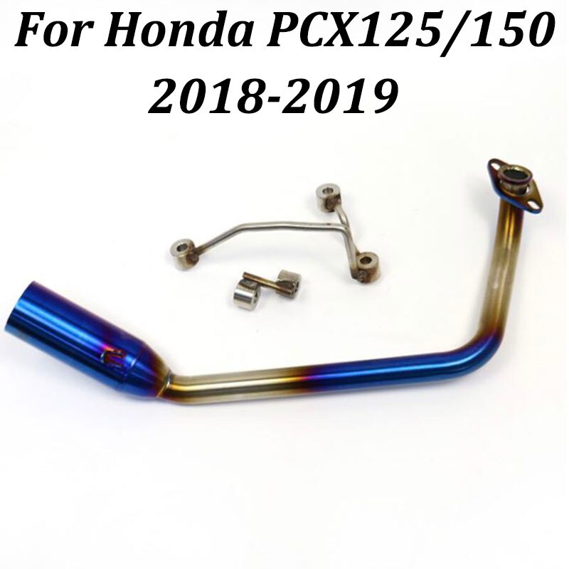 Slip On For Honda PCX 125 PCX 150 PCX125 - Motorcycle Exhaust Modified Front Connection Mid Link Pipe: E