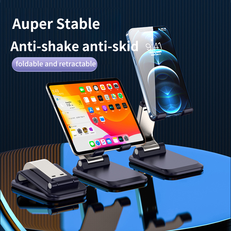 Metal Mobile Phone Holder Tablet Support Foldable Universal Desktop Stand For Xiaomi iPhone iPad Huawei Lazy Adjustable Bracket