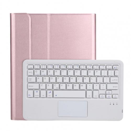 Bluetooth-compatible Tablet Keyboard for iPad Po 11 Wireless PC Keyboard Touchpad Keypad Keyboard Case teclado inalámbrico: Rose Gold Upgrade