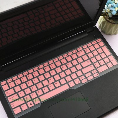 15.6 inc Silicone Laptop Keyboard Cover Protector Skin For Dell Latitude 5500 5501 5540 Precision 3540 3541: Pink
