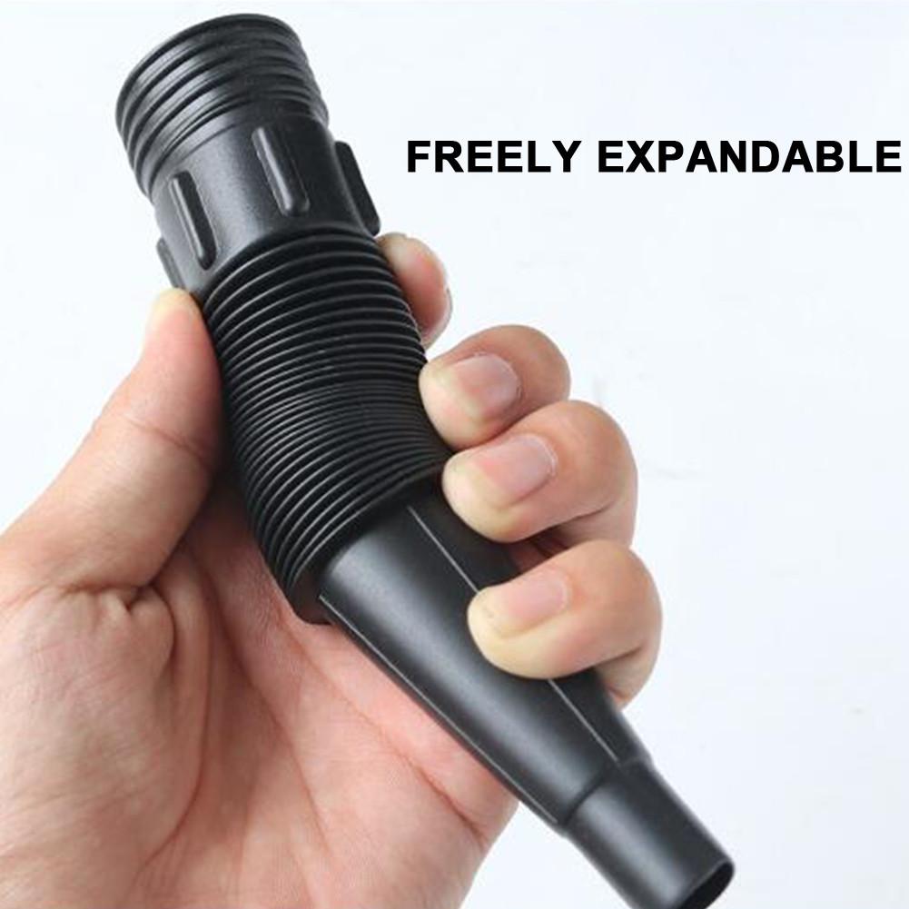 Plastic Funnel Oil Funnel Spout Car Motorcycle Oil Water Fuel Gasoline Filling Funnel With Soft Pipe For Truck Vehicle