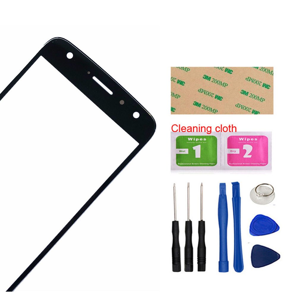 5.5'' X4 Mobile Touch Screen Outer Glass For Motorola Moto X4 XT1900 Front Glass Panel Replacement: Black And Tools