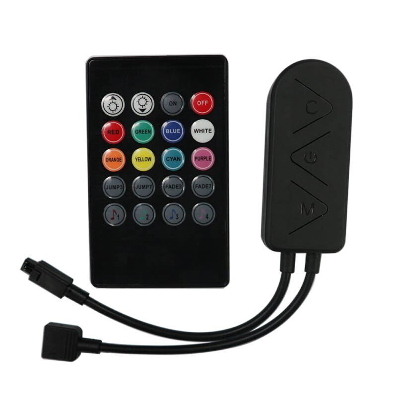 Wifi rgb rgbw led controller med ir fjärrkontroll för  dc 12v rgb led strip light led moduler ljus: Bluetooth-kontroller